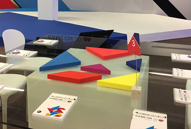 Peças em esferovite personalizadas e pintadas